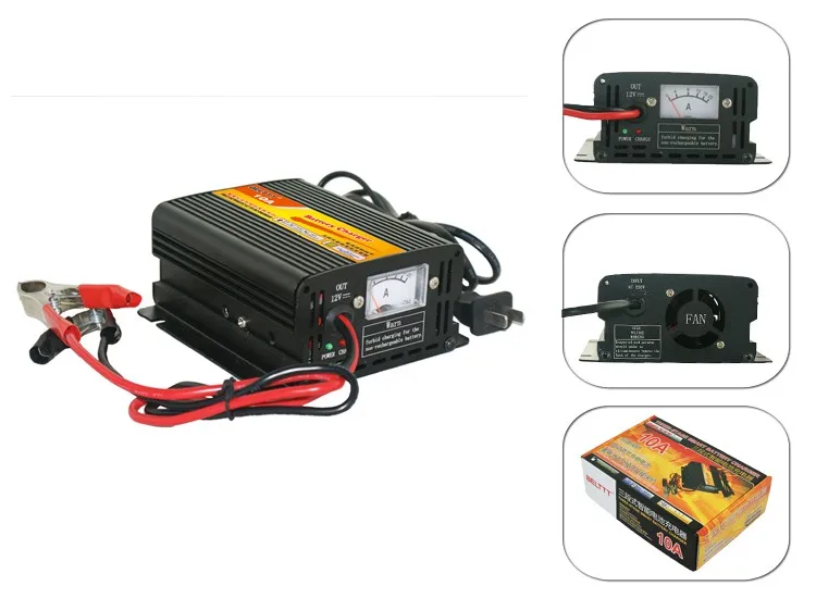Бесплатная доставка Батарея Зарядное устройство AC220V к DC12V 20A apacity AC Зарядное устройство зарядки Батарея