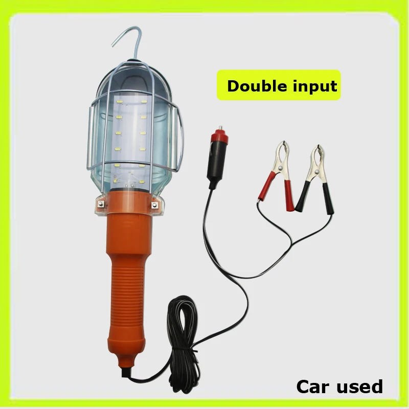

2 PACK 12V 12*5730SMD LED handheld lamps led work lamp Luz trabajo LED LED emergency light led inspection for car repair