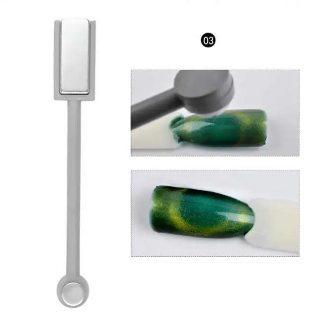 Магнитная палочка Инструменты для Гель-лак для ногтей с эффектом «кошачий глаз» лак для маникюра Волшебная 3D линия полосы сильный эффект Формирование DIY магнитная доска
