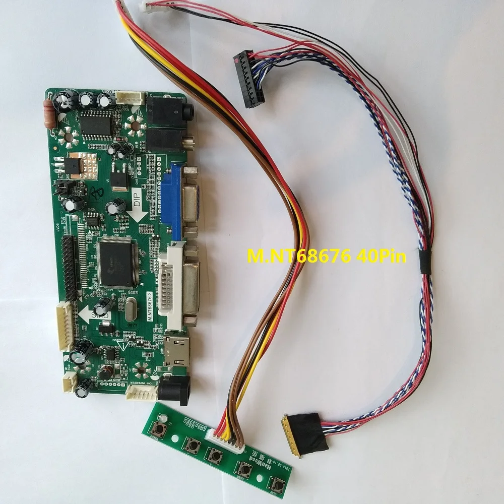 

Kit for N156B6-L01 Controller board 40pin M.NT68676 Monitor Panel 1366X768 CMO display DVI HDMI LED DIY LCD VGA 15.6