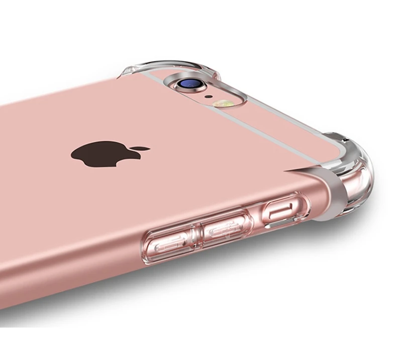 TOMKAS Half-wrapped Case For iPhone 6 Case Transparent With Design Plain Anti-knock Cases For iPhone 6 6S Plus Cases             (5)