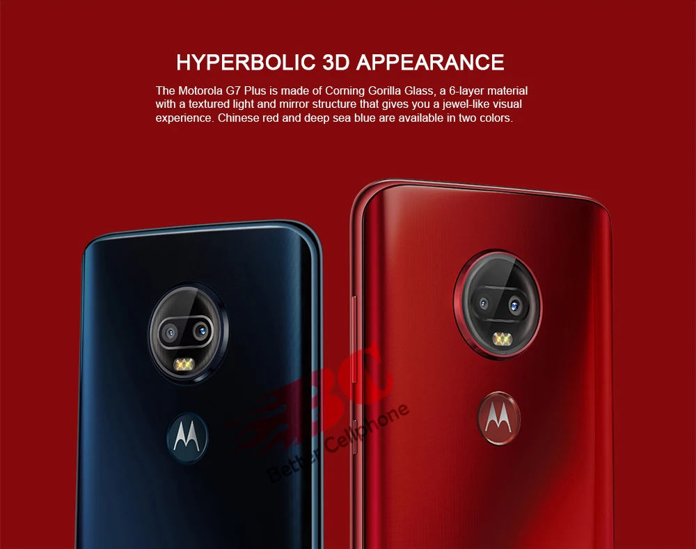 Смартфон Motorola G7 Plus Android 9,0 4G LTE 4 Гб ОЗУ 128 Гб ПЗУ двойная камера Snapdragon SDM636 Восьмиядерный 1,8 ГГц ZUI 10,0 3000 мАч