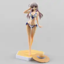 Горячая Украшения Игрушки 19 см Купальник Голые Цифры Подвижный Шляпу Платье Модели Пвх Симпатичные Рисунки Секс Японский Аниме Фигурки
