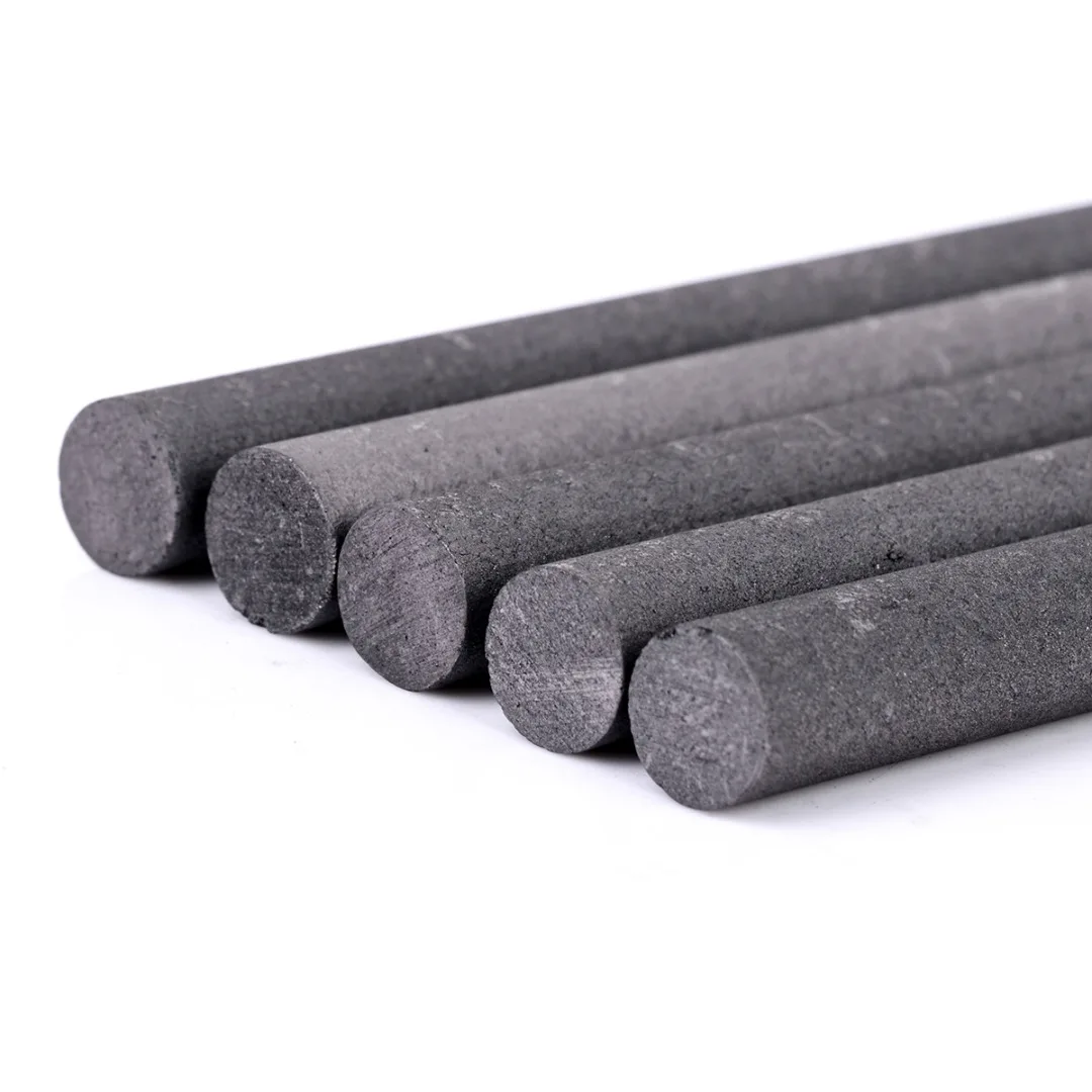5pcs Black Carbon Rod Mayitr 99.99% Graphite Electrode Cylinder Rods Bars 100x10mm For Industry Tools