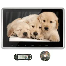 2pcs HDMI Input 2016 NEW 10.1 inch 1024*600 HD Headrest Car DVD Player IR SB USB 1080P PC monitor