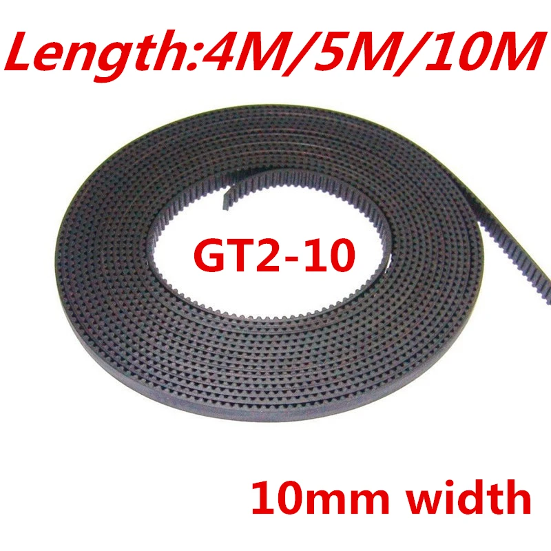 

4 meter 5 meter 10 meter gt2 10mm timing belt GT2-10mm Open Timing Belt Width 10mm GT2 Belt Rubber GT2 10mm for 3D printer