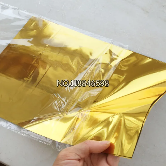 Gold (50pcs)and Silver(Fifty Pcs) Hot Stamping Foil Paper Laminator  Laminating Transfere on Elegance Laser