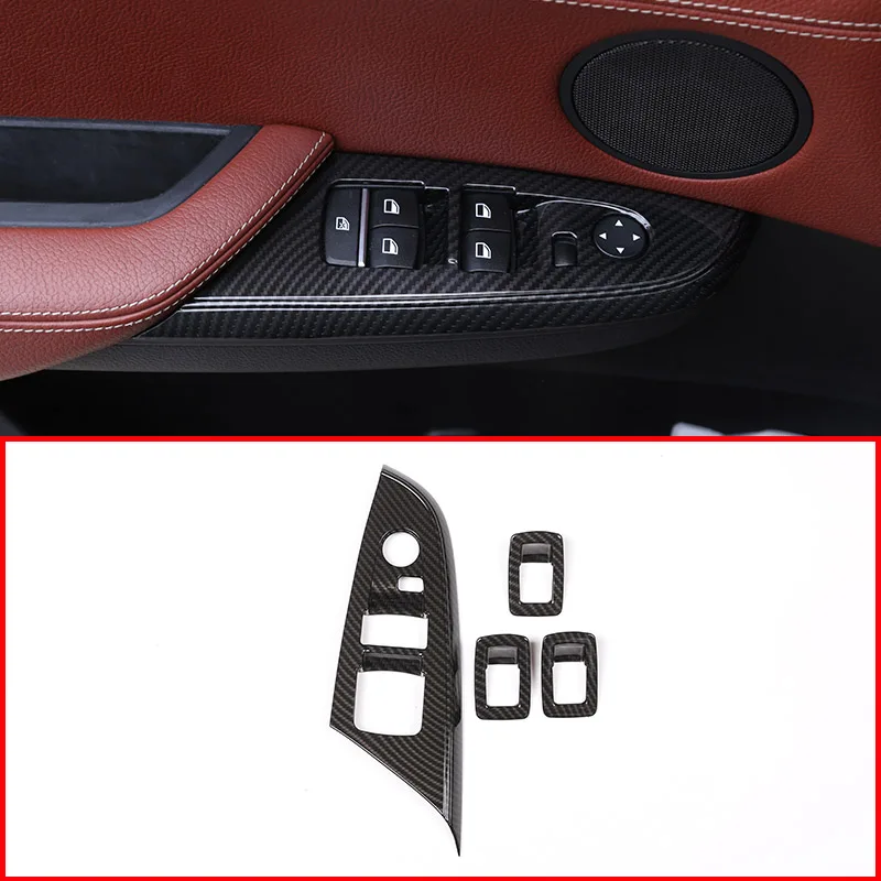 Стильная панель стеклоподъемника из углеродного волокна для BMW X3 F25 X4 F26 2011 2017