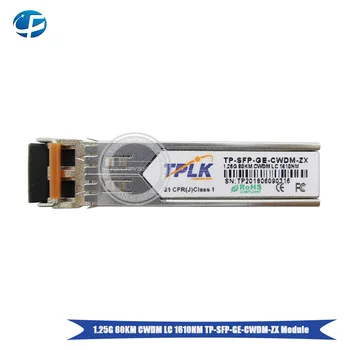 

1.25G 80KM CWDM LC 1610NM CWDM SFP Transceiver module with DOM Function with custom logo, SFP for hua wei/zte Switches