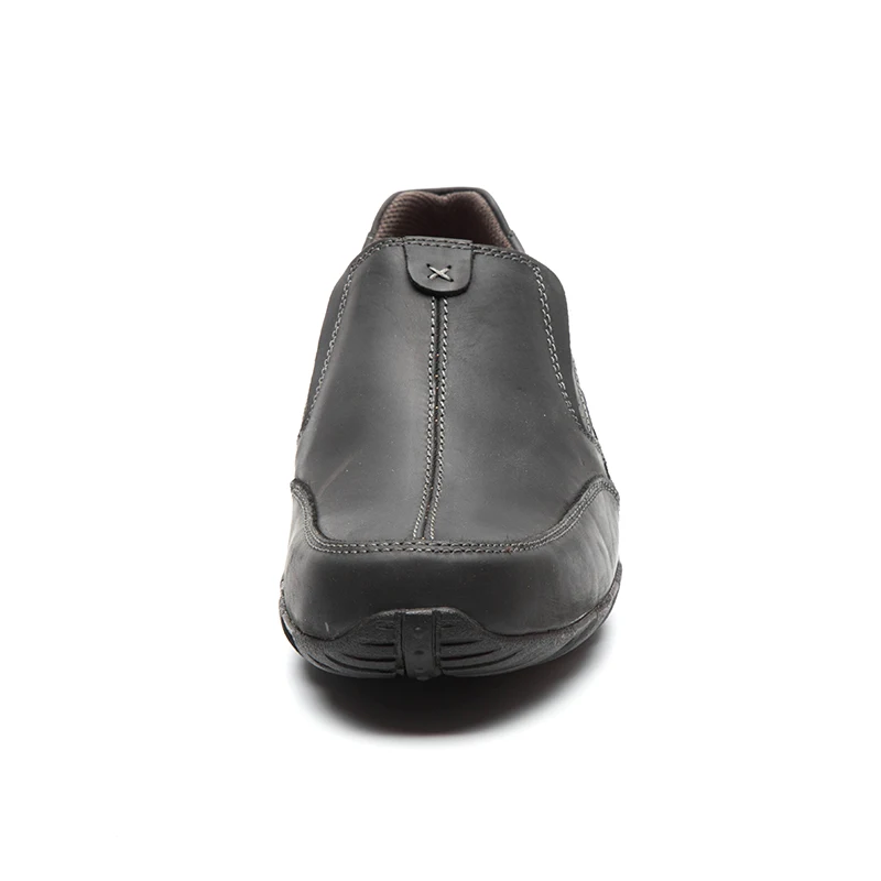 LINGGE/брендовая мужская обувь из натуральной кожи на резиновой подошве нескользящая обувь больших размеров Мужская обувь без застежки из коровьей кожи