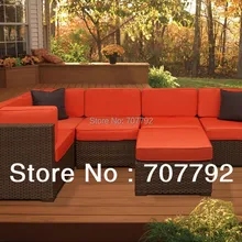 Новинка! Необычные International патио мебель из ротанга 6 комплект дивана