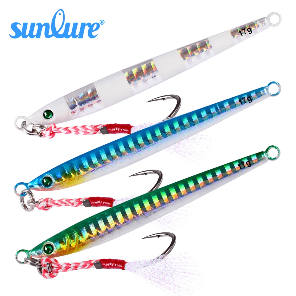 

1PC Jigging Lead Fish 7-10-14-17-21G/6-8CM Metal Jig Fishing Lure 5 Color Paillette Knife Wobbler Artificial Hard Bait