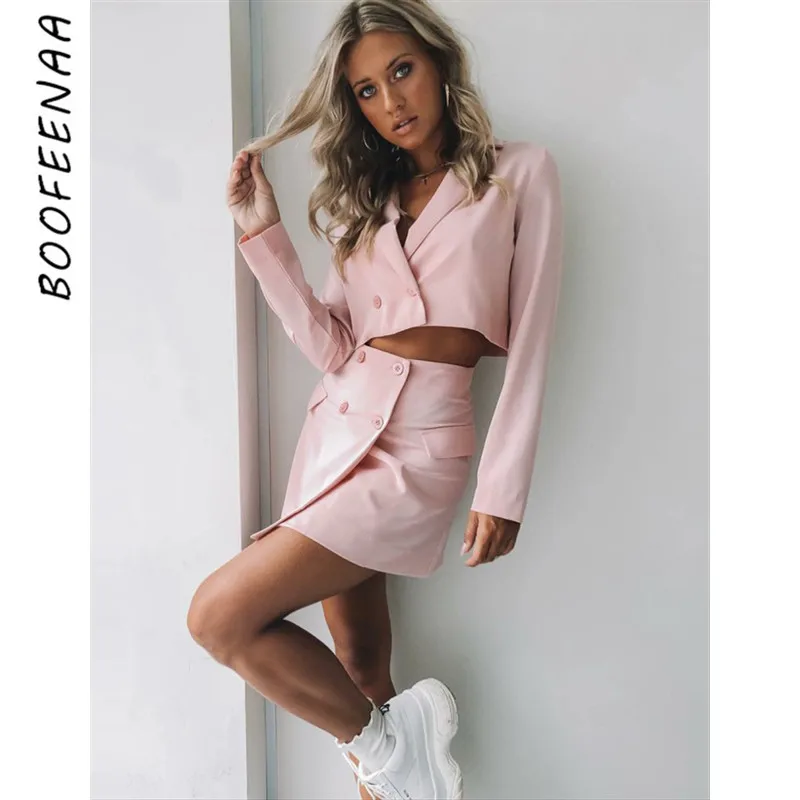 Women 2 Piece Outfits for Work Cotton V Neck Long Sleeve Lapel Button Blouse and Pants Set Formal Bodycon Two Piece Set