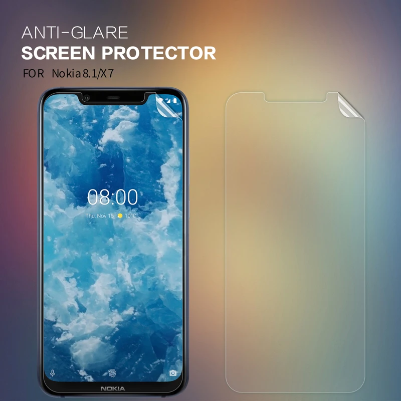 

For Nokia 8.1/ x7 Anti-glare Screen Protector NILLKIN Matte Anti-fingerprint Protective Film For Nokia 8.1 x7 Soft PC Matte Film