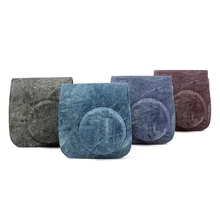 Denim Leather Camera Video Bag Case Pouch Protector For Camera Fuji Fujifilm Instax Mini 8 Mini 9