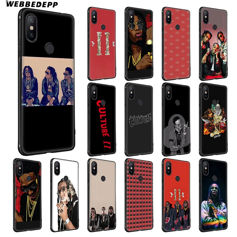 WEBBEDEPP Migos Bands Soft Silicone Case for Xiaomi Redmi Note 7 6 6A 5 4 4X 4A S2 Plus Pro Lite Go |