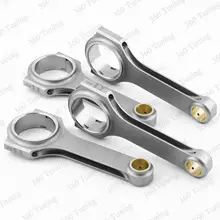 For Fiat 850 Abarth A112 110mm 800HP forged connecting rod rods Forged H-beam Biela Crankshaft Piston Rally Shot Peened 4PCS
