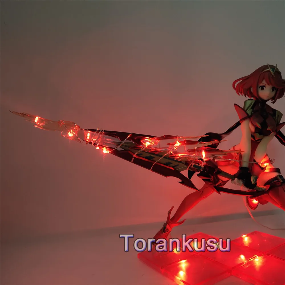 Xenoblade Chronicles 2 Pyra Homura DIY светодиодный светильник ПВХ фигурка аниме Коллекционная