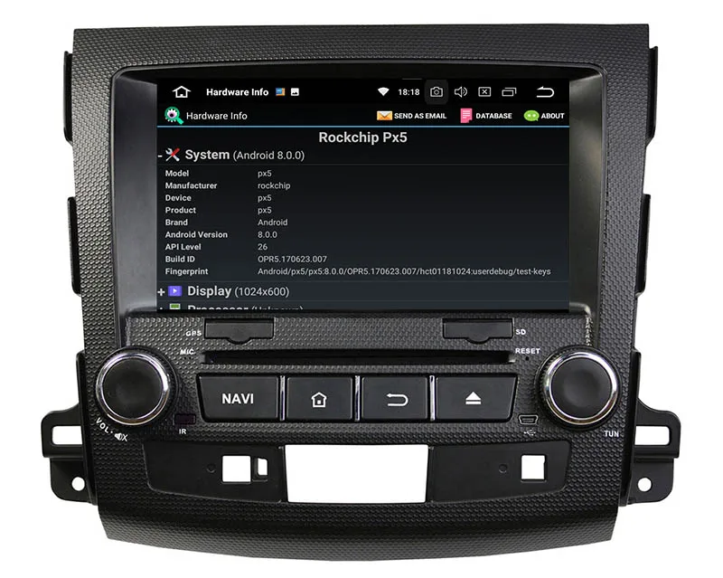 mitsubishi outlander stereo upgrade android 8.0 head unit 2