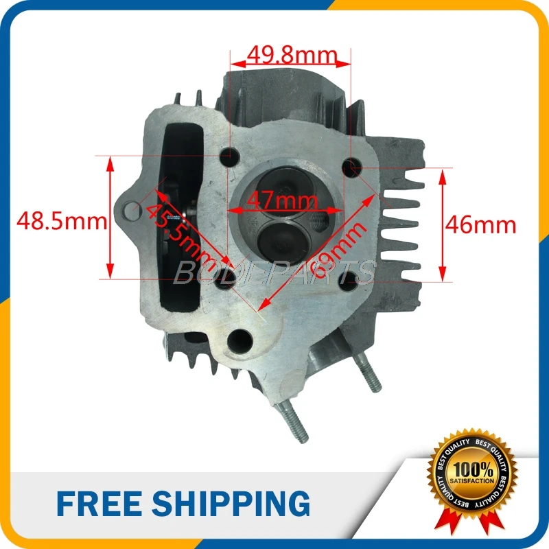 Motorcycle Dirt Pit Bike Parts 70cc Engine Cylinder Head For Loncin LC