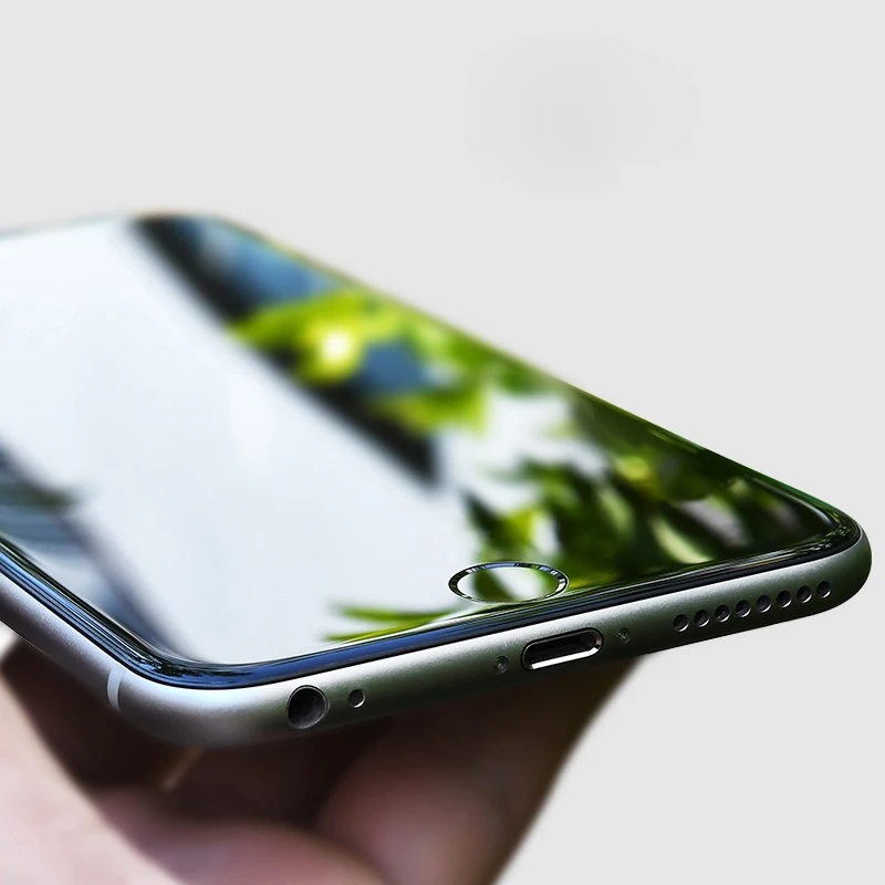 Изогнутое стекло CHYI 5D для Iphone 7 6 6s защита экрана олеофобное покрытие 9H закаленное