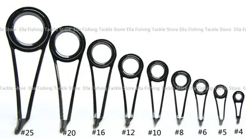 

HL Series Set Kit 5 Bags (45pcs) Guide fishing rod guides, fishing rod parts repair guide