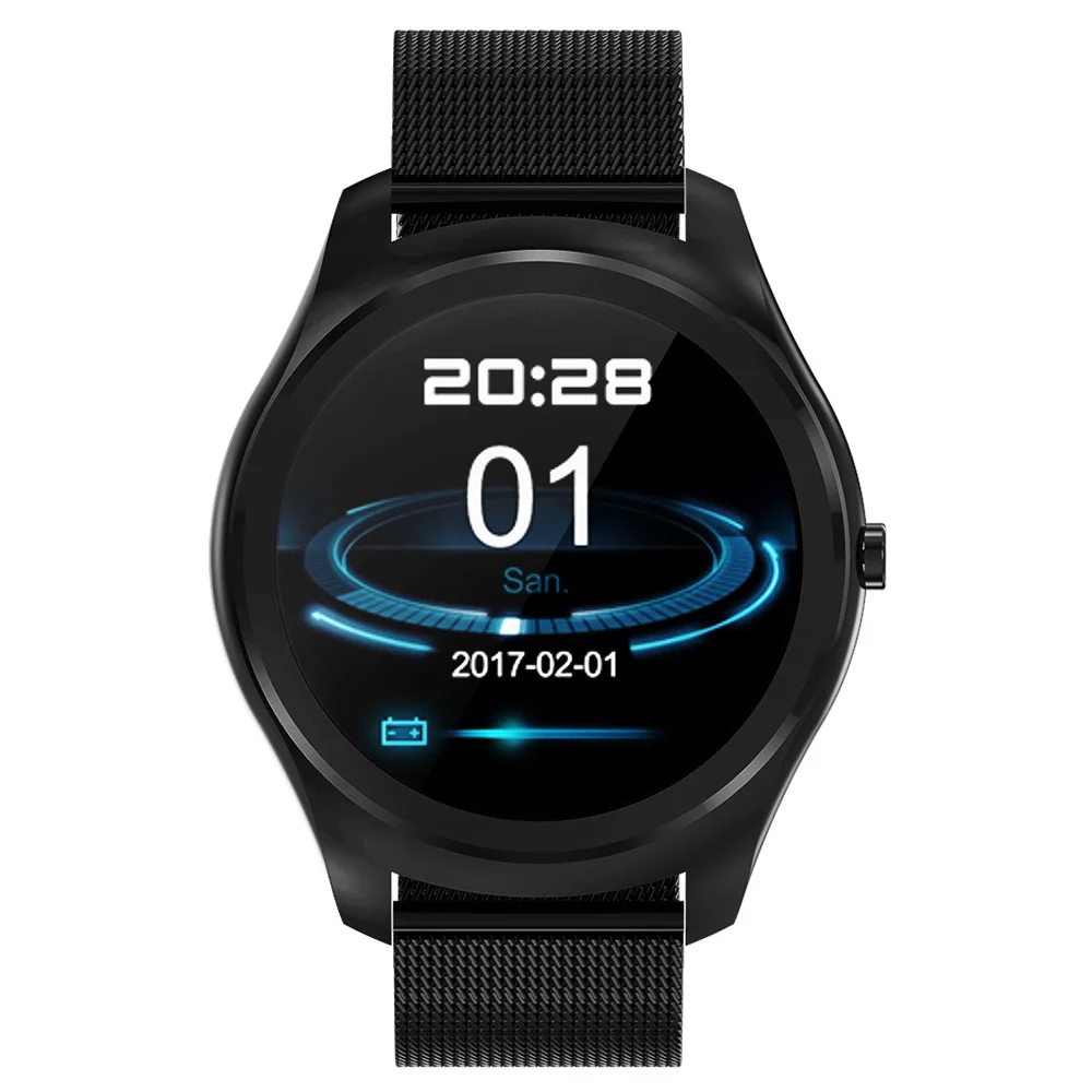Newwear N3 Pro Smart Watch 1.3 Inch MTK2502 HD Slim Bluetooth Smartwatch Heart Rate Monitor Fitness Tracker For Android IOS