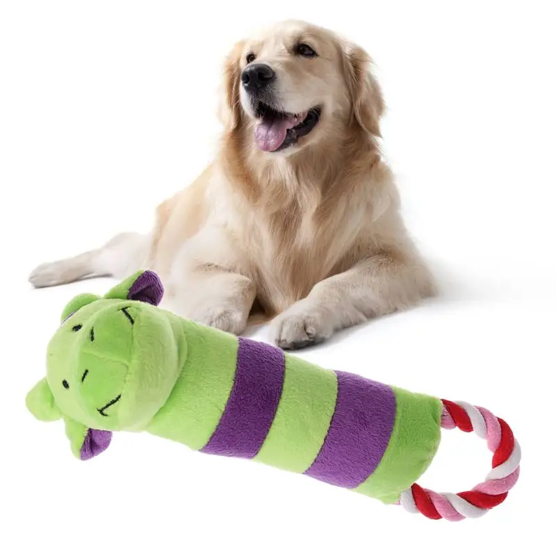 

Cattle Pattern Pet Puppy Dog Toy Plush Cute Fun Chew Toy Squeaker Squeak Sound Toy Pet Supplies
