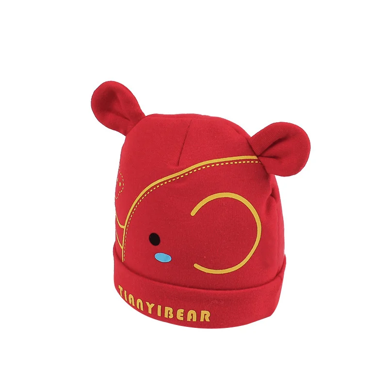 New Thick Winter Baby Hat Newborn Cotton Warm Beanie Bear Ears Tire Hat Cartoon Infant Beanie For Boys Girls Baby Boys Clothing (3)