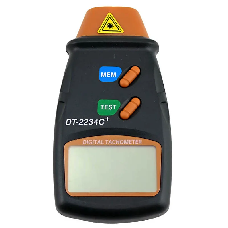 

Free shipping High Quality digital tachometer Test Range:2.5 to 99,999 RPM (r/min) tachometer rpm 5 digits, 18mm LCD DT-2234C+