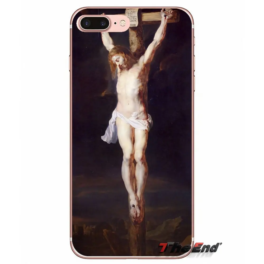 Страсть Христова воскресение для Samsung Galaxy S2 S3 S4 S5 MINI S6 S7 edge S8 S9 Plus Note 2 3 4 5 8 Coque Fundas