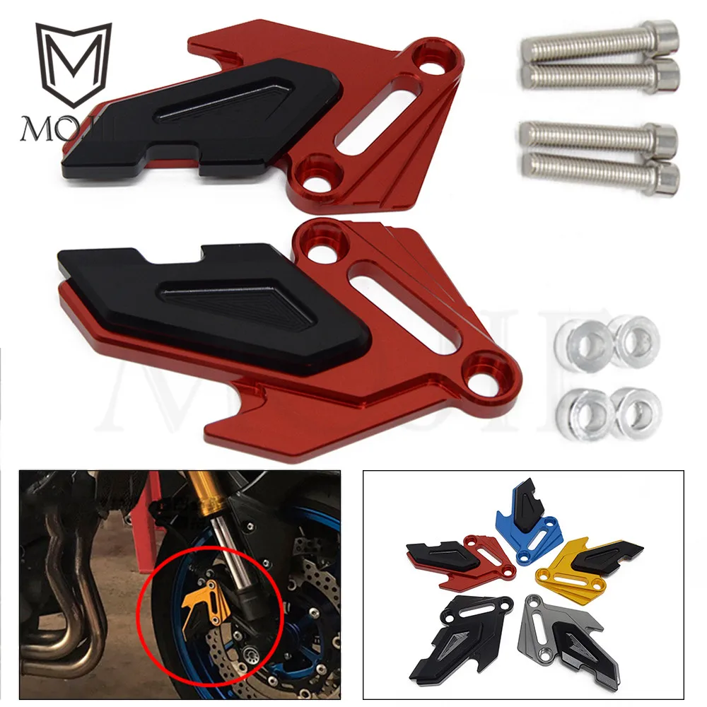

CNC Aluminum Motorcycle Motor Accessories Front Brake Disc Caliper Brake caliper Guard Protector Cover For KAWASAKI Z650 Z 650