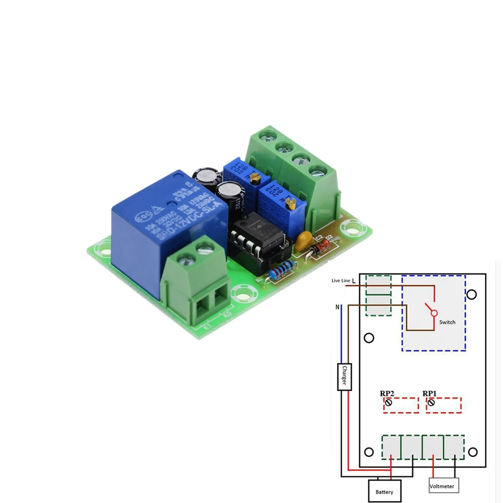 

XH-M601 Intelligent Charger Power Control Panel Automatic Charging Power 12V Battery Charging Control Board