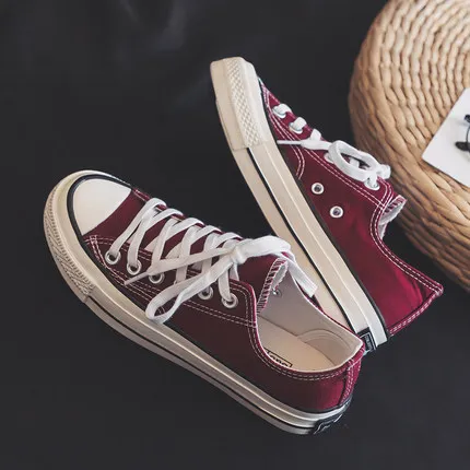 

Women's canvas shoes 2019 spring new Korean version of the wild student shoes Harajuku ulzzang casual canvas shoes-1