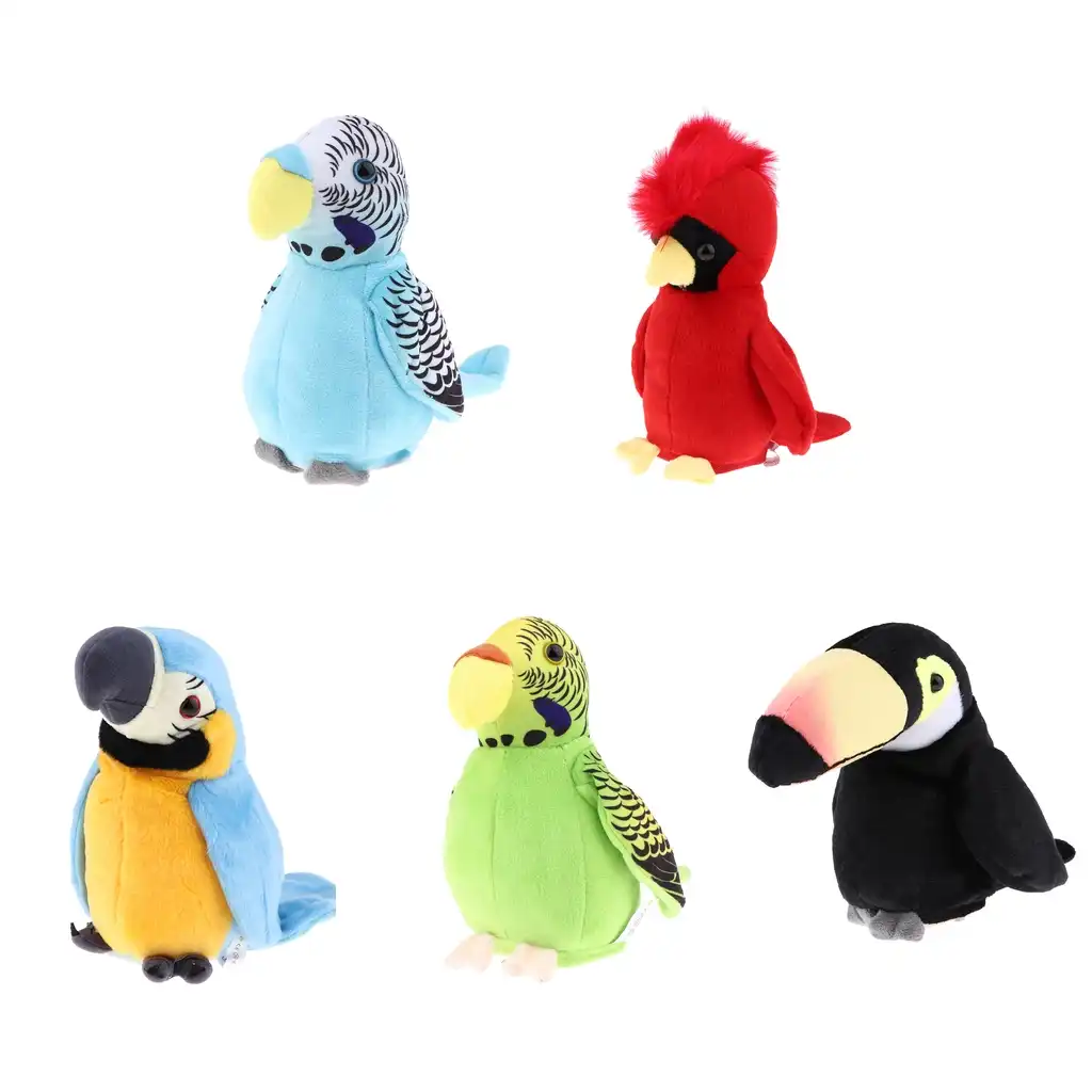 Inteligente Falando Papagaio Brinquedo Para O Bebe Repetir O Que Voce Diz Papagaio Brinquedos Engracado Pelucia Brinquedo Animal Eletrico Para Criancas Presentes De Aniversario Stuffed Plush Animais Aliexpress