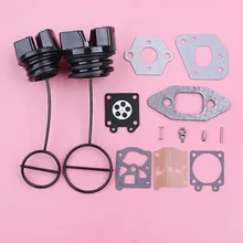 Carburetor Carb Gasket Repair Kit For Partner 350 351 370 Fuel Oil Tank Cap Chainsaw Replacement Spare Part Carburetor Carb Gasket Repair Kit For Partner 350 351 370 Fuel Oil Tank Cap Chainsaw Replacement Spare Part