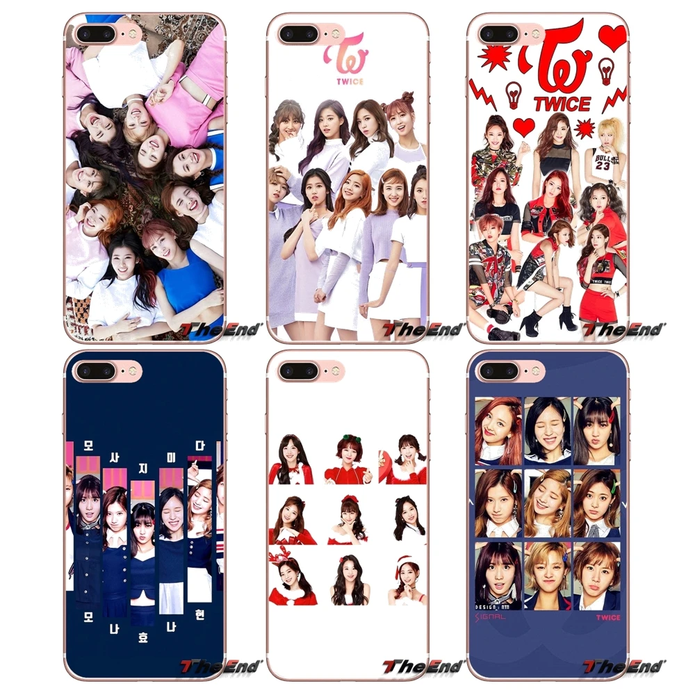 

Mobile Phone Skin Case For Samsung Galaxy S2 S3 S4 S5 MINI S6 S7 edge S8 S9 Plus Note 2 3 4 5 8 Coque Fundas TWICE Kpop Flexible