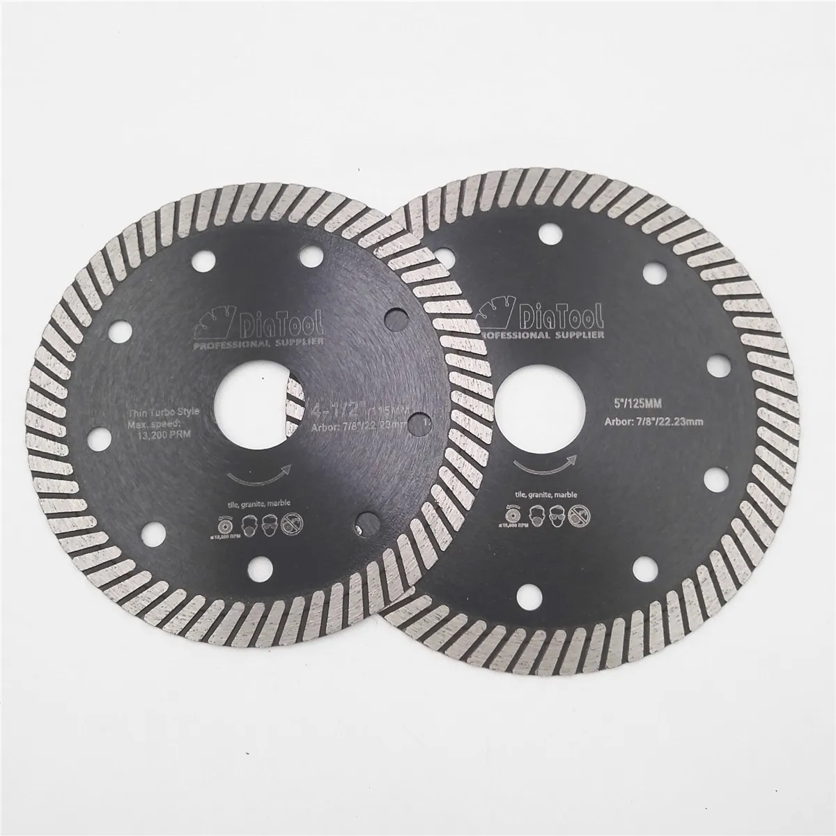 Buy DIATOOL 2pcs Super Thin Diamond Turbo Blades