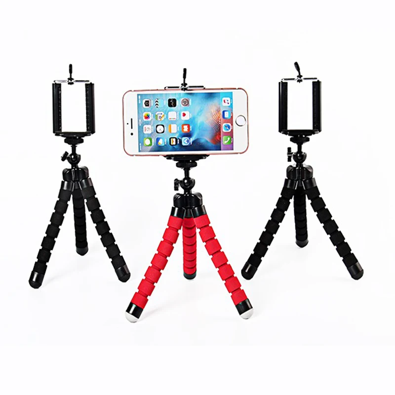 Phone Holder Flexible Octopus font b Tripod b font Bracket Stand Mount Monopod Adjustable Accessories for