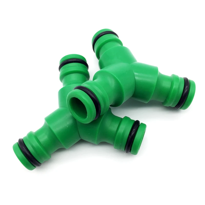 double way straight hose pipe tube water connector gardening 1//2/" tap nozzle