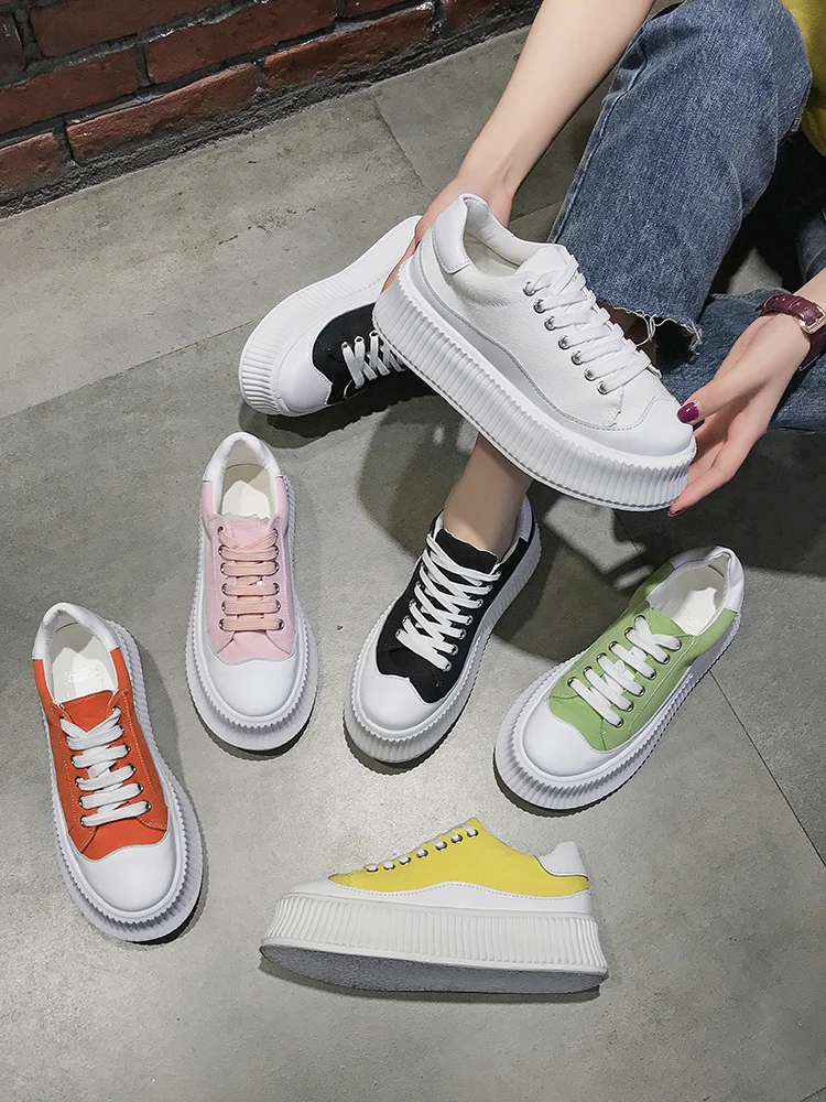 

HOT Fashion Vulcanize Shoes Women Trainers Women Sneakers Casual Basket Canvas Women Shoes Candy Color Canvas Shoes Flats Ladies