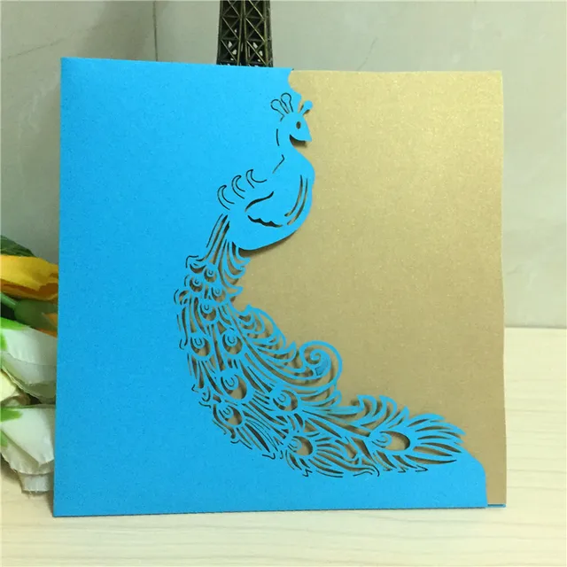 30pcs laser cut peacock love bird wedding invitations cards personalized girl birthday greeting cards baby shower - Baby Greeting Cards 30pcs laser cut peacock love bird wedding invitations cards personalized girl birthday greeting cards baby shower - Baby Greeting Cards