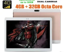 10 pulgadas Octa Core Tablet pc 4G LTE 8 Núcleos 4 GB RAM 64 GB ROM Cámaras Duales 8.0MP 1920*1200 IPS GPS WiFi MID Tablets GPS + Regalos