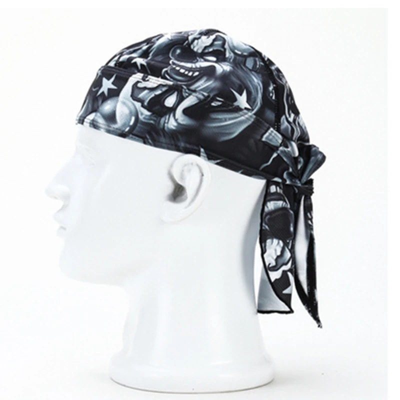 

Bicycle Headband Quick Dry Pure Head Scarf MTB Biking Equipment Bike Men Cycling Caps Ciclismo Pirate Hats Hood Riding Hat