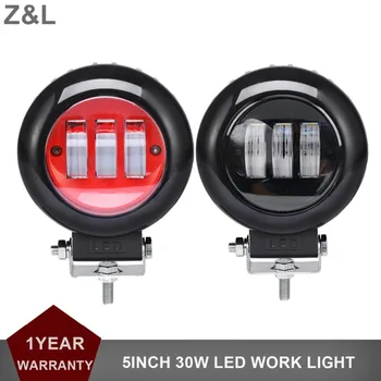 

30W LED WORK LIGHT OFF ROAD CAR ATV TRUCK TRACTOR SUV MOTORCYCLE INDICATOR DECORATION MODIFICATION 5INCH EXTRA DRIVING FOG LAMP