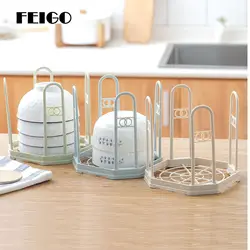 FEIGO 1 шт. Кухня посуда чаша ложка стойки многофункциональный стеллаж для хранения Творческий Multi-Цвет дренаж Кухня аксессуары f904