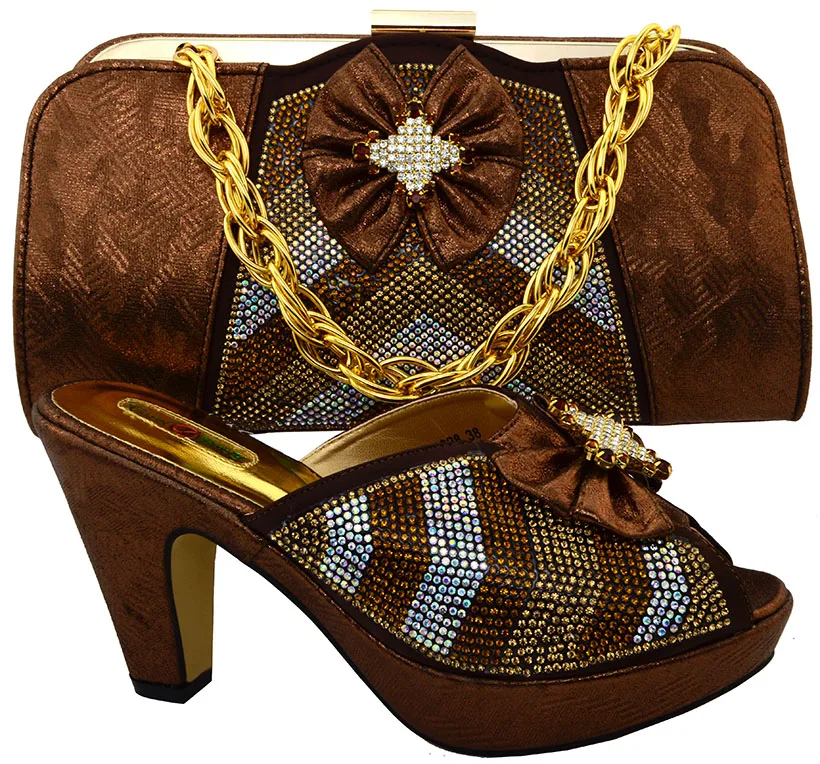 Royal Blue Italian Las Shoe And Bag Set Decorated With Rhinestone Royal Blue Italian Las Shoe And Bag Set Decorated With Rhinestone Nigerian Women Wedding Shoes African Party In S Pumps From