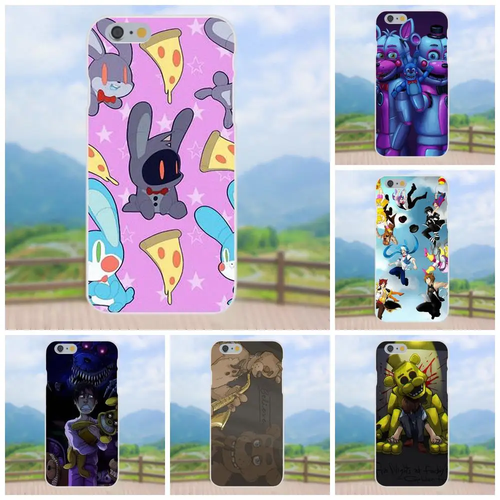 Для Apple iPhone 4 4S 5 5C 5S SE 6 6S 7 8 плюс X XS Max XR мягкие ТПУ Новая мода пять ночей на Freddys