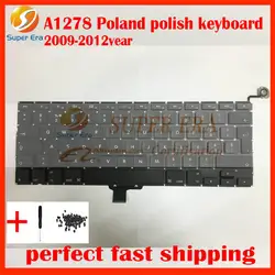 A1278 польский Польша клавиатура для MacBook Pro 13 дюйма польской клавиатура 2009 2010 2011 2012 год