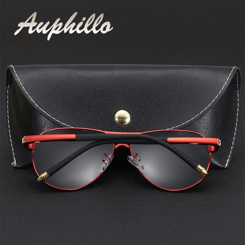 AUPHILLO New Classic Retro Sunglasses Men Superior Quality Photochromic Sunglasses Men Polarized Driver's Driving Glasses UV400